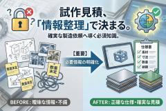 試作見積の必要情報を整理する製造依頼バナー