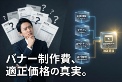 バナー制作の費用相場を完全整理：料金の内訳・高くなる条件・適正価格の見極め方