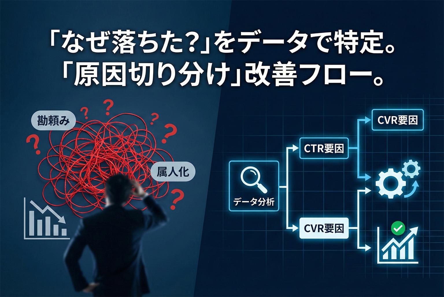 広告バナーの改善手順：数字が悪い時に見るべき“原因の切り分け”