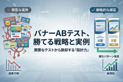 バナーABテスト設計：何を変えるべきか（勝てる仮説パターン集）