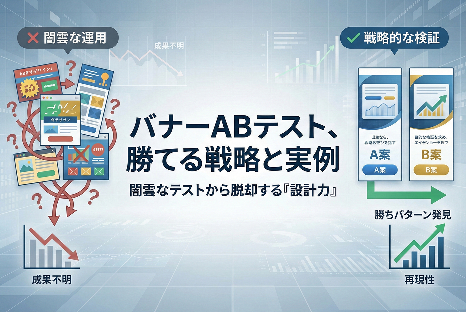 バナーABテスト設計：何を変えるべきか（勝てる仮説パターン集）