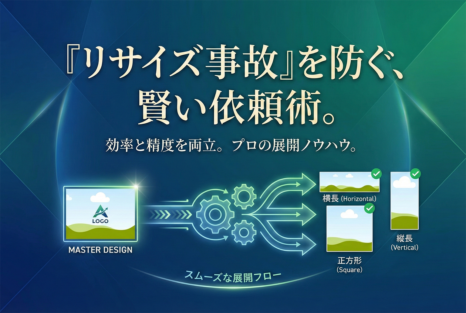 バナーのリサイズ展開で事故る原因：効率的なサイズ展開の依頼方法