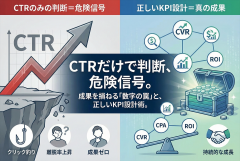 バナー制作のKPI設計：CTRだけで判断すると失敗する理由と代替指標