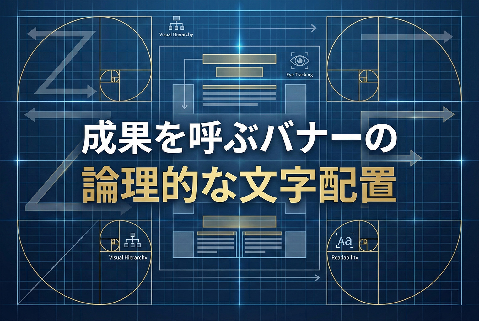 バナーのテキスト配置ルール：視線誘導・階層設計・読み順の実務基準