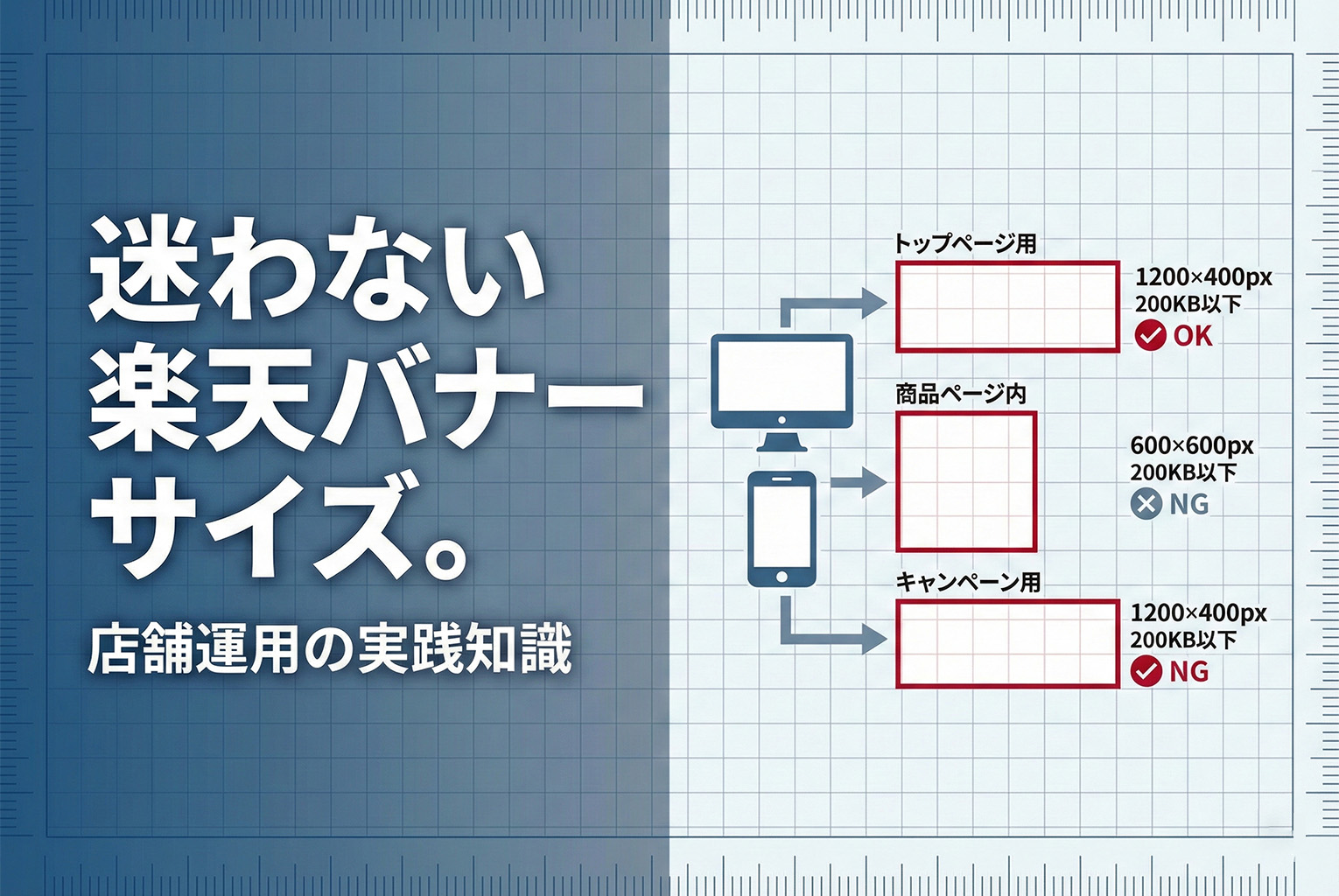 楽天のバナーサイズ・画像規定：店舗運用で詰まるポイントを実務目線で解説