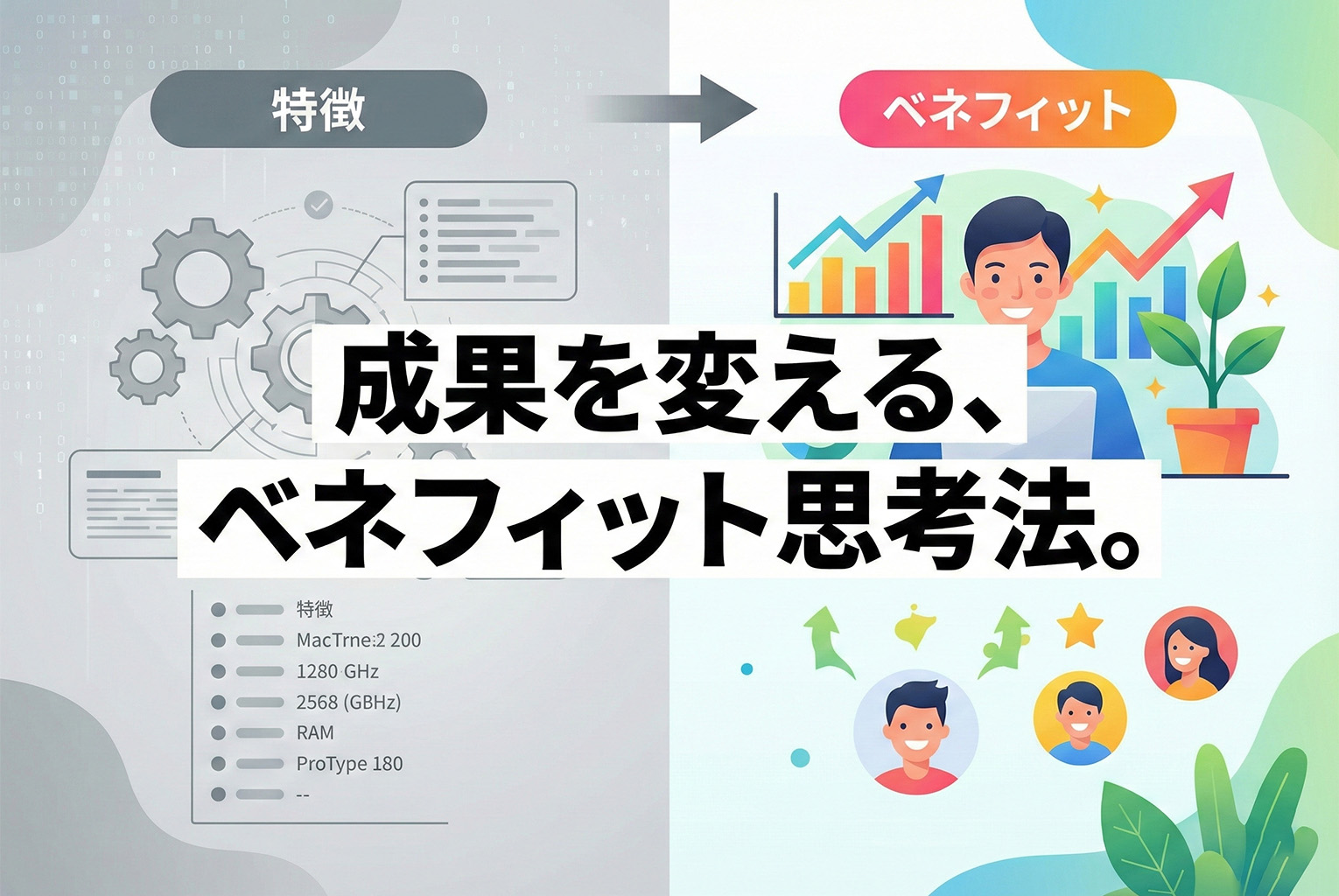 バナーでベネフィットを伝える技術：特徴説明から脱却する書き換え例