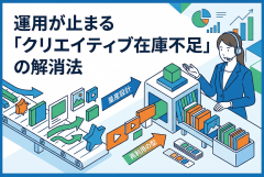 運用が止まる“クリエイティブ在庫不足”の解消法：量産設計と再利用の型