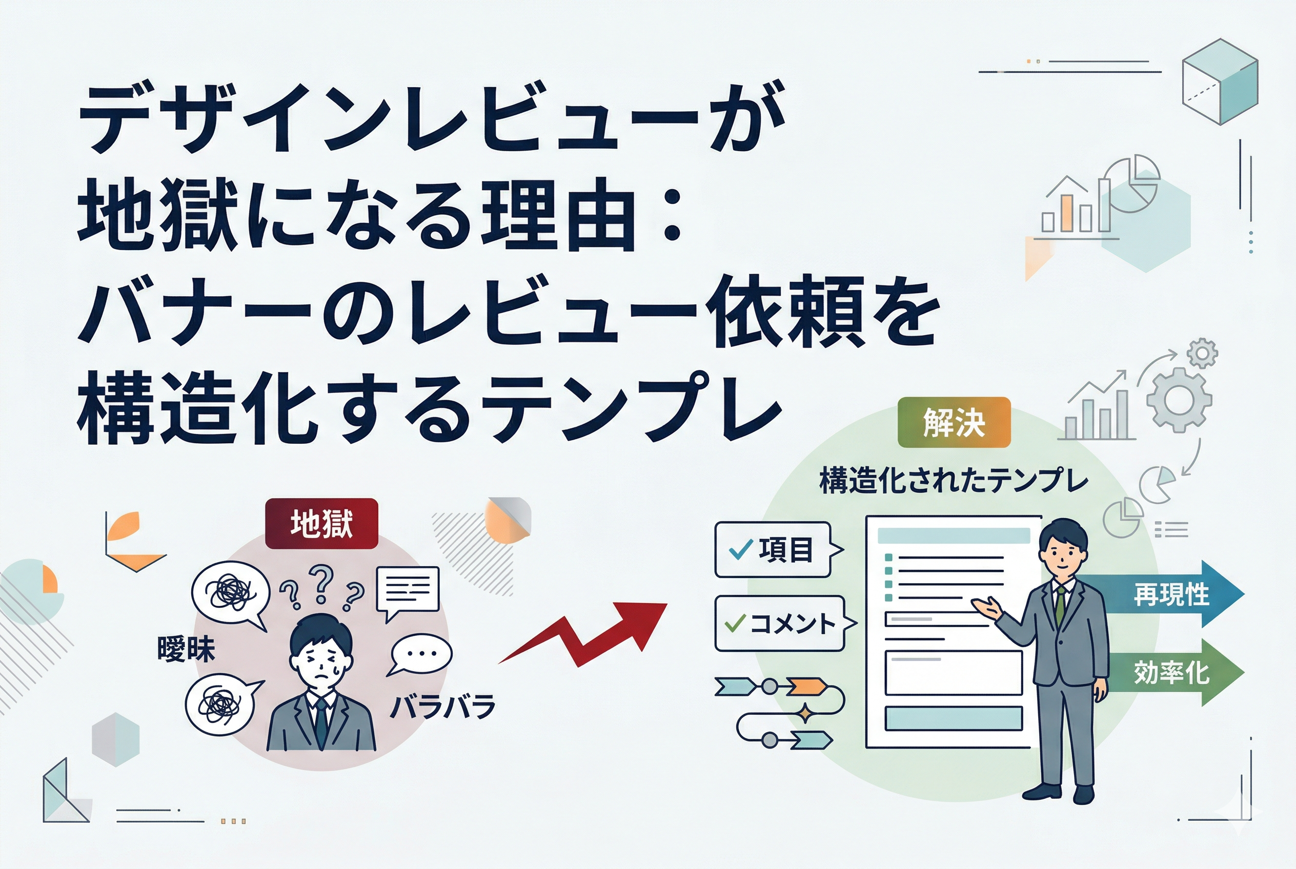 デザインレビューが地獄になる理由：バナーのレビュー依頼を構造化するテンプレ