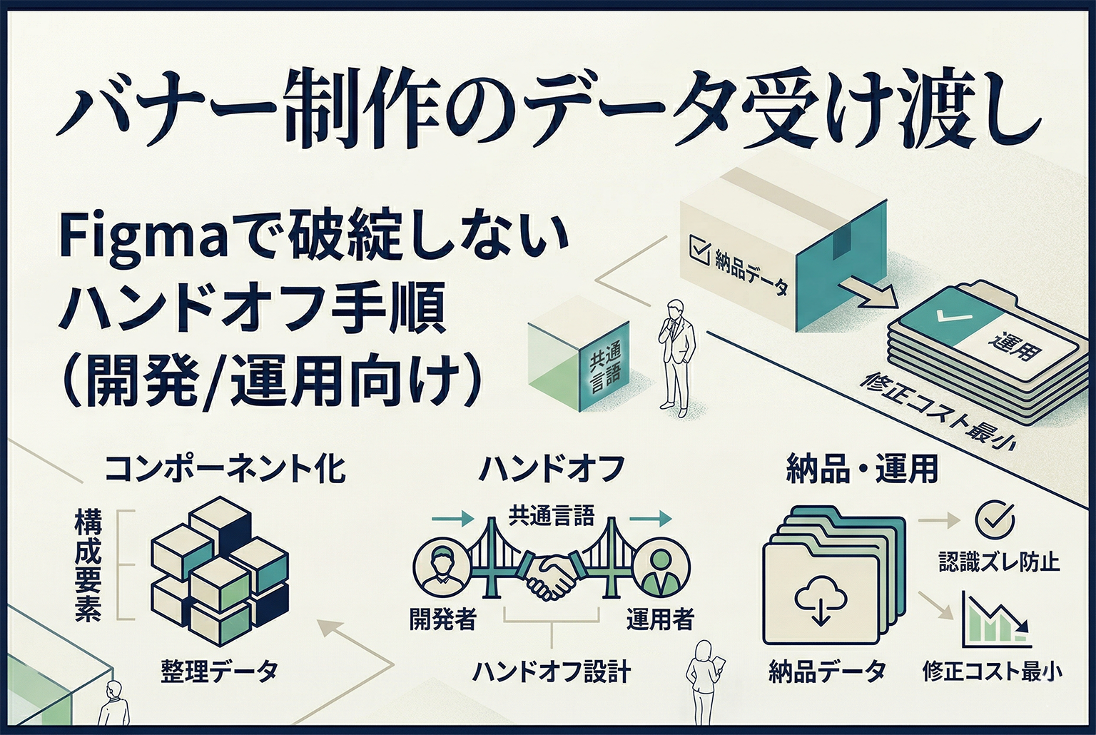 バナー制作のデータ受け渡し：Figmaで破綻しないハンドオフ手順（開発/運用向け）