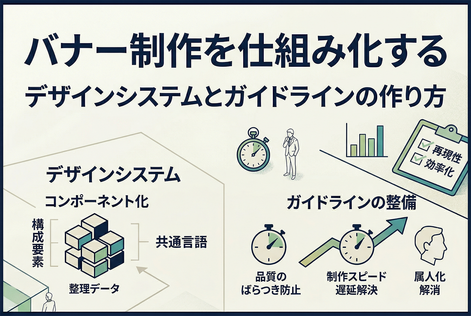 バナー制作を仕組み化する：デザインシステムとガイドラインの作り方