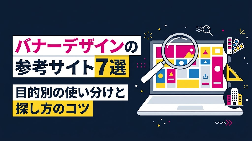 バナーデザインの参考サイト7選｜目的別の使い分けと探し方のコツ